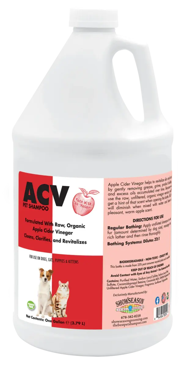 Showseason - ACV (Apple Cider Vinegar)貓犬果醋活膚洗毛液