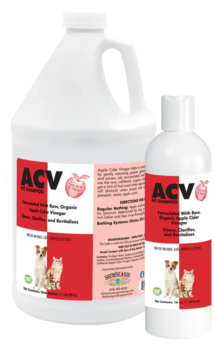 Showseason - ACV (Apple Cider Vinegar)貓犬果醋活膚洗毛液