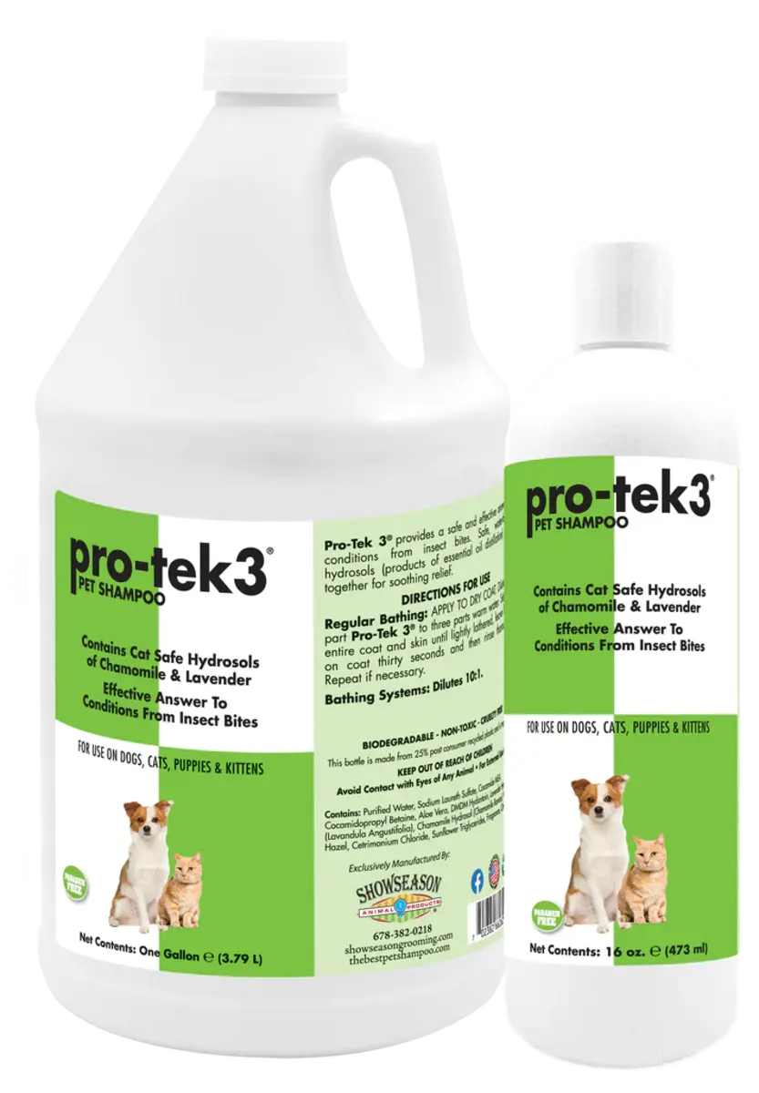 Showseason - Pro-Tek 3®貓犬去蚤洗毛液